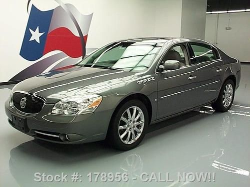2007 buick lucerne cxs climate leather sunroof nav 25k texas direct auto