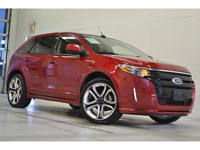 11 ford edge sport 17k navigation leather moonroof loaded sync 22" financing