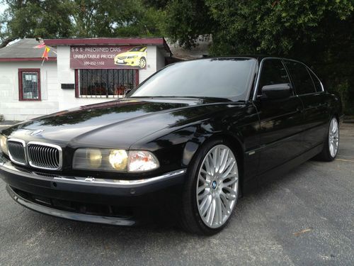 95 bmw 750il diamond black/sandstone