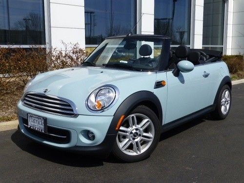 2013 mini cooper convertible certified pre-owned heated seats black soft top