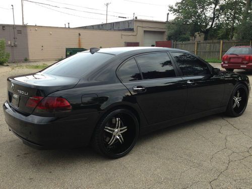 Purchase used 2006 BMW 750Li clean black on black with 22 ... Purchase used 2006 BMW 750Li clean black on black with 22 ...