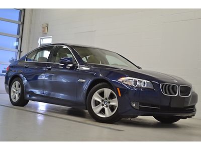 11 bmw 528i premium navigation 36k financing leather moonroof cold weather xenon