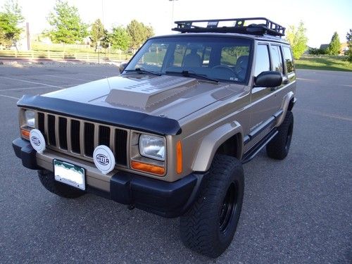 Supercharged 1999 jeep cherokee sport xj 4x4 98k miles, lifted, auto, ac