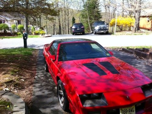 Red, automatic, iroc z, 92k miles