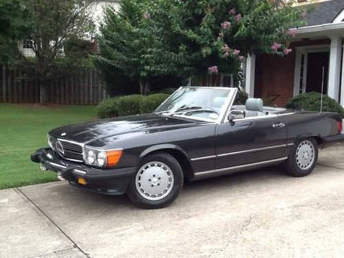 1989 mercedes 560sl, well-maintained two-owner southern car with 95,401 miles