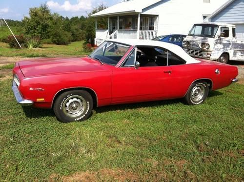 1969 plymouth barracuda, runs great only 20k on engine and transmission
