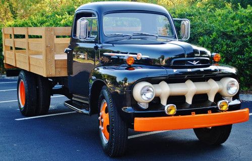 Simply amazing restored 1952 ford f-600 stake body you must see this work of art