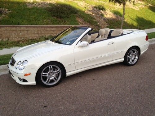 2009 mercedes-benz clk550 amg convertible