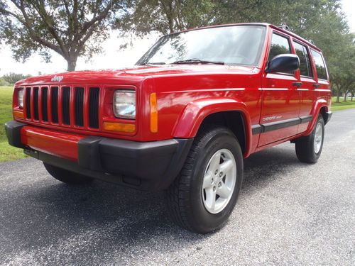 1999 jeep cherokee sport xj 4x4 5 speed manual 1 owner no rust maintained clean!