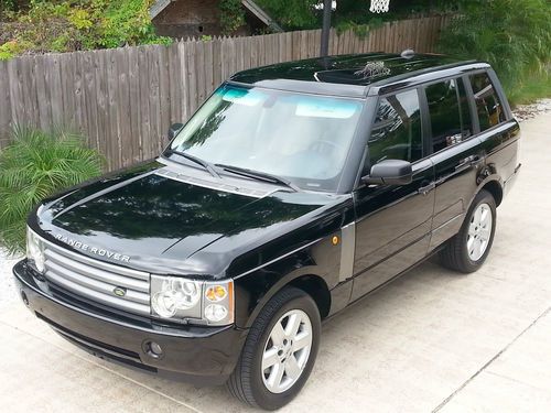 2005 range rover, gorgeous, black beauty, only 58k miles