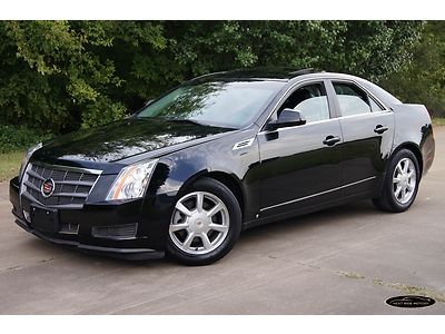 5-days *no reserve* '09 cadillac cts awd luxury pkg 1-owner off lease pano roof