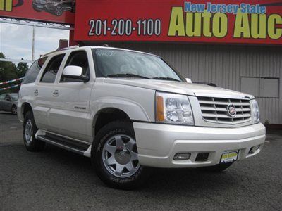 04 cadillac escalade awd carfax certified 1-owner w/23 service record navigation