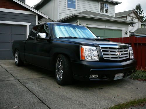 Custom 2001 chevrolet escalade silverado 1500 lt extended cab pickup 4wd 5.3l