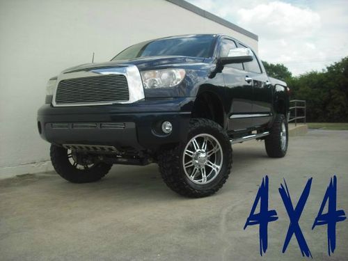 2007 toyota tundra crew cab max, limited, 6"inch lift kit, 20"inch wheels