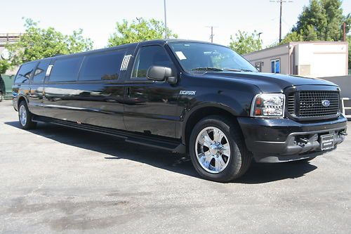 2004 ford excursion limo 140" tiffany coach, limo, limousine