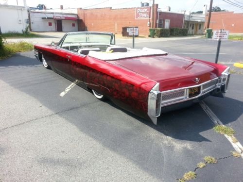 1965 custom cadillac coupe deville convertable