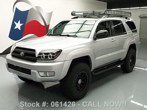 2005 toyota 4runner v6 lifted sunroof leather roof rack texas direct auto