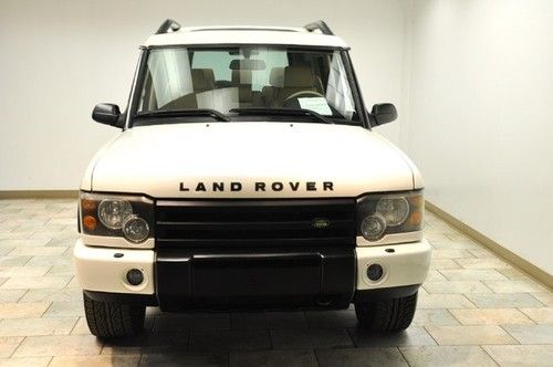 2004 land rover discovery se white/tan low miles