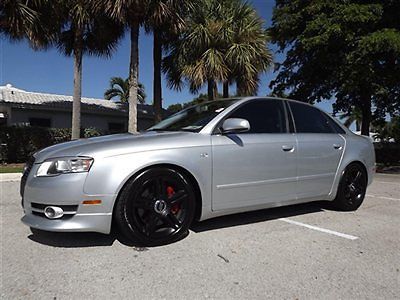 Fl 2007 a4 sedan leather roof only 54k mi must see upgrades ground effects etc!