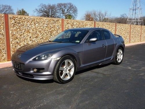 04 rx8 grand touring/mt/gps/leather/sunroof/allpower/tx