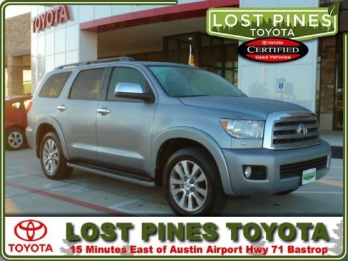 2011 toyota sequoia limited certified suv 5.7l v8 leather, alloys,