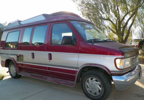 1992 Ford E150 Econoline HiTop Conversion Van - Runs Great! Only 130K Miles, image 2