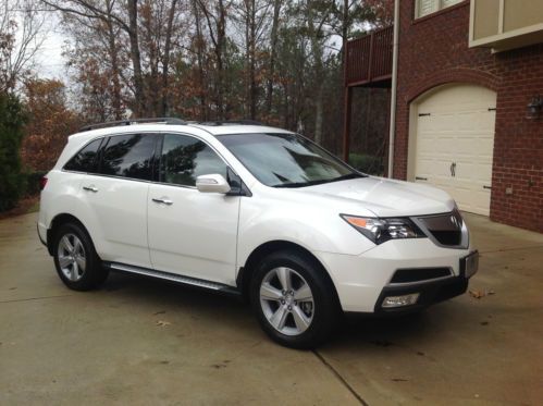 2010 acura mdx awd technology package entertainment package navigation rear cam
