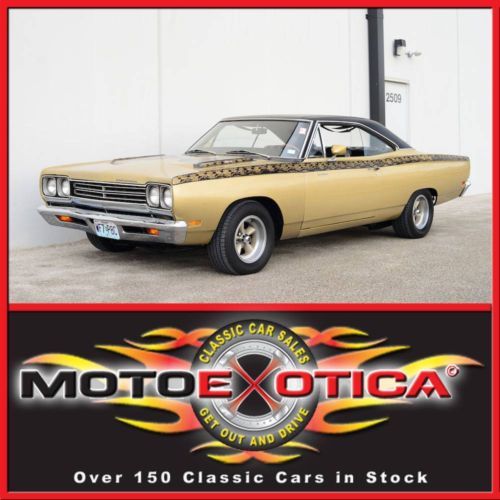 1969 plymouth road runner-holy grail of mopars-great restoration-1 family owned