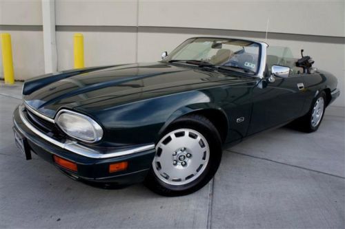 Garage kept 1996 jaguar xjs convertible only 51k miles leather wood cd changer!!
