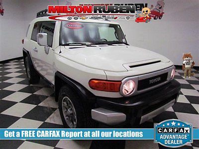 Certified 2011 toyota fj cruiser rwd automatic low miles 4 dr suv automatic