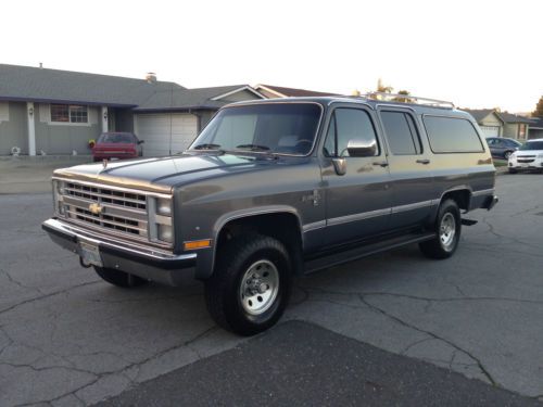 1988 suburban 150o series 4x4 89k actual miles 113 pictures hd video no reserve