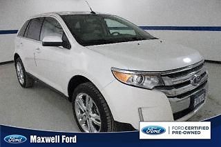 13 ford edge limited, comfortable leather seats, sony audio, certified preowned