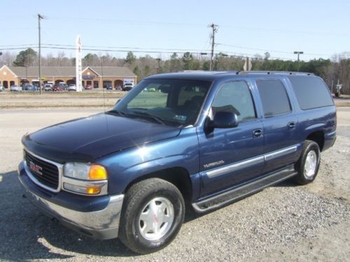 2003 gmc yukon xl suv blue 4wd no reserve