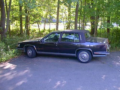 1986 cadillac fleetwood 4-door v8 used