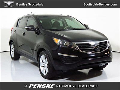 12 kia sportage ex 2wd 24k miles cruise control black/grey 13 14