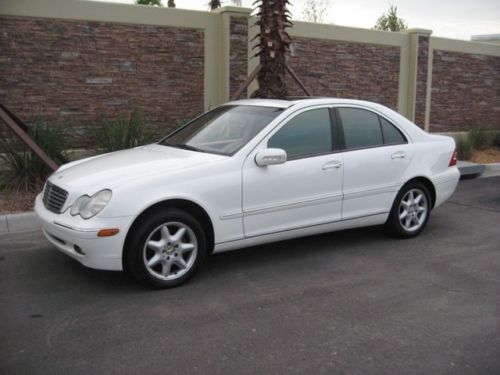 2001 mercedes benz c240 white needs tune up but runs