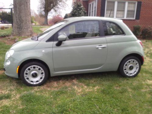 Fiat : 2012 fiat 500 pop verde chiaro (light green) fun to drive!