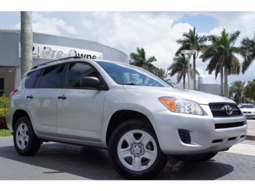 2011 toyota rav4 front wheel drive 1owner clean carfax new goodyears florida car