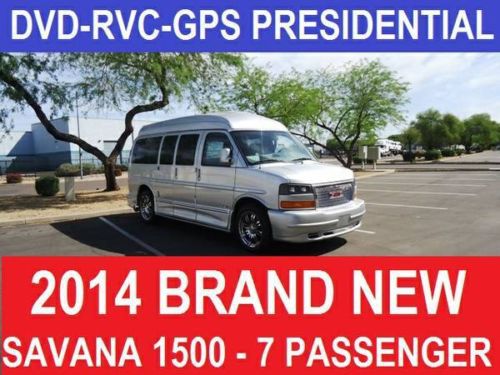 First class presidential 7 passenger conversion van, 2 tv-dvd, gps, apple, 2 cam