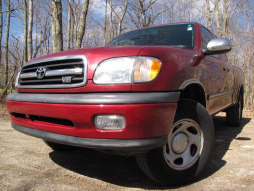 02 toyota tundra sr5 4wd 4.7 v8 accesscab allpower towhitch cleancarfax nonsmoke