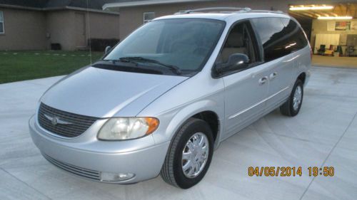 2003 chrysler town &amp; country limited mini-van silver leather loaded