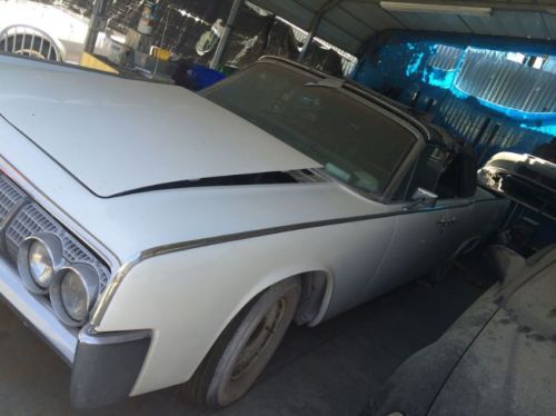 1964 lincoln continental convertible - running condition