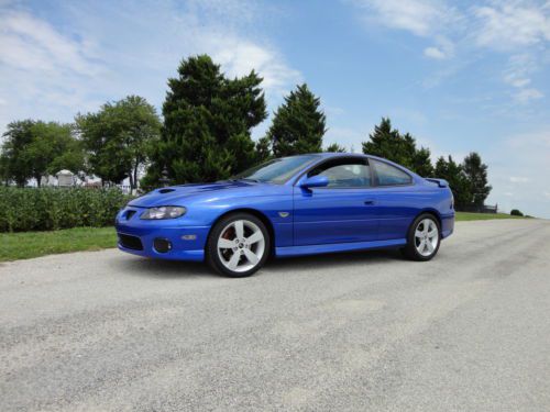 2006 pontiac gto impuls blue 52000 miles extras