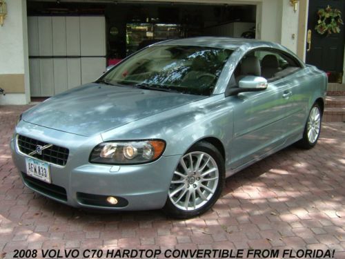 2008 volvo c70 hardtop convertible from florida! lady owner and like brand new!