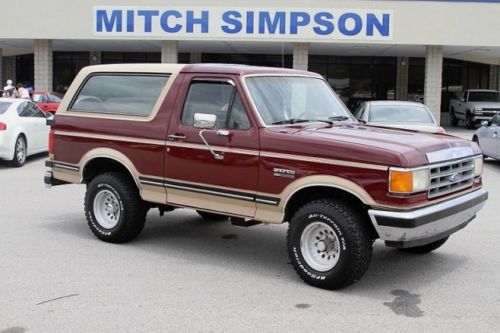 1988 ford bronco xlt great original condition no accident carfax