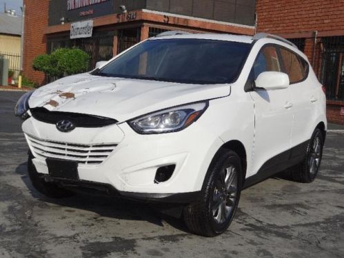 2014 hyundai tucson gls damaged crashed wrecked repairable project fixer roomy!