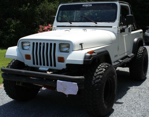1989 jeep wrangler with 6&#034; suspension lift