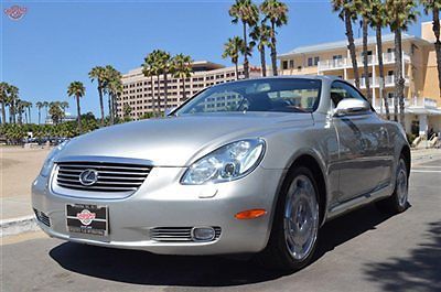 &#039;02 sc 430, 1 bh owner, 17,250 miles, immaculate, silver, books