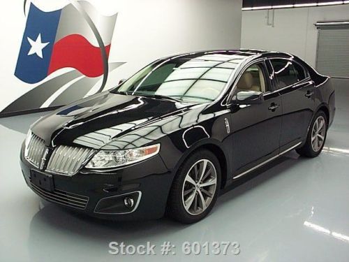 2009 lincoln mks awd dual sunroof nav rearview cam 61k texas direct auto