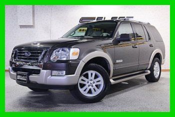 2006 ford explorer 4wd v6 eddie bauer leather glass roof third row seat